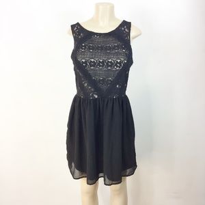 Rewind Women's Evening Dress Size Large Black